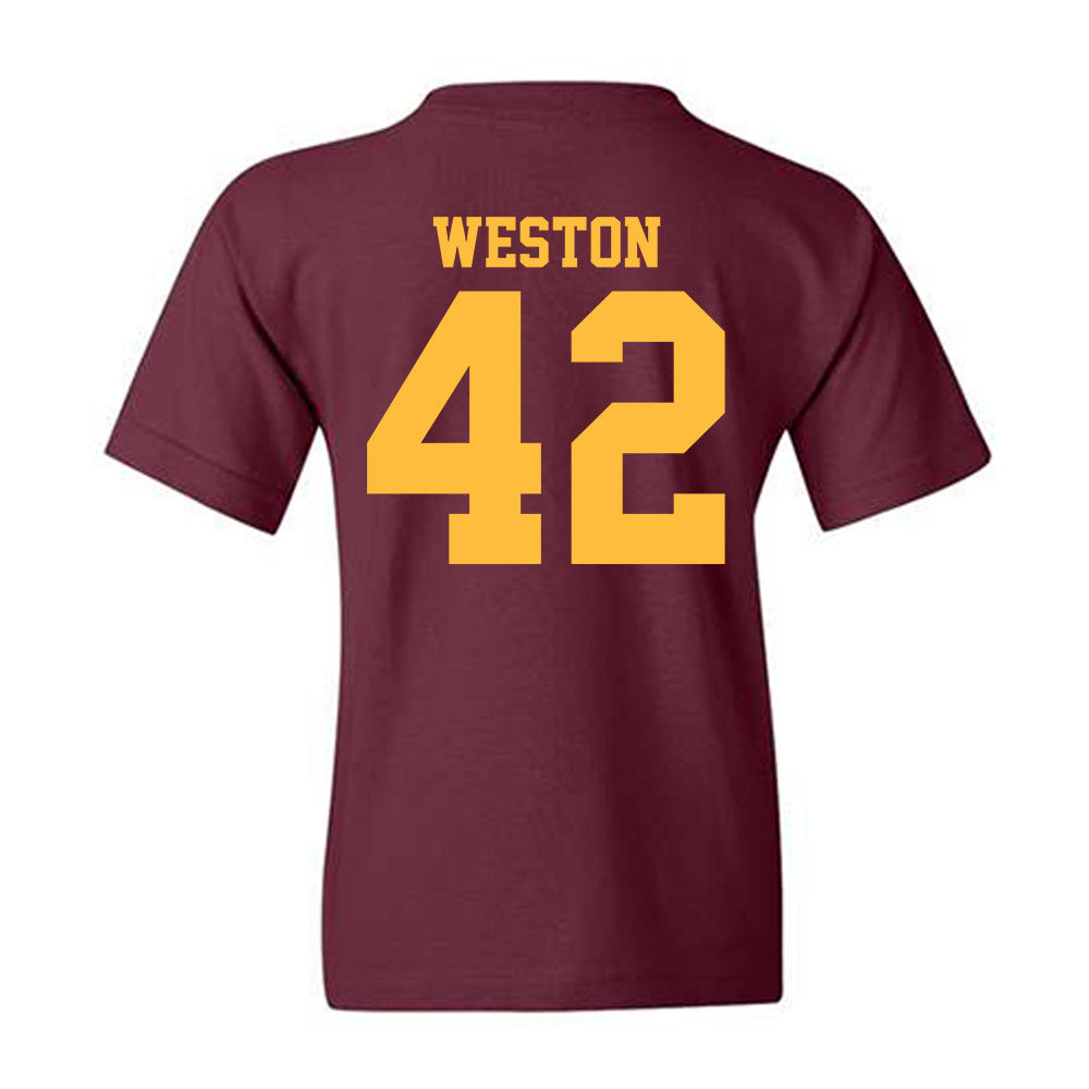 Minnesota - NCAA Football : Tom Weston - Classic Shersey Youth T-Shirt-1