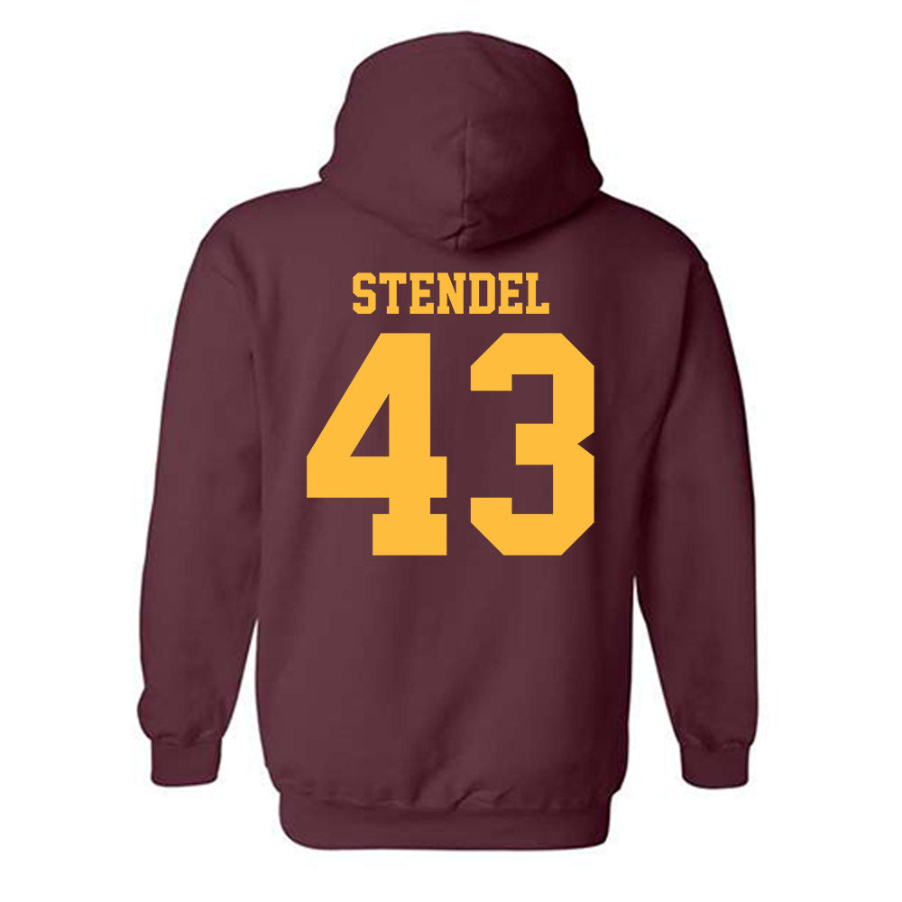 Minnesota - NCAA Football : Ethan Stendel - Classic Shersey Hooded Sweatshirt-1