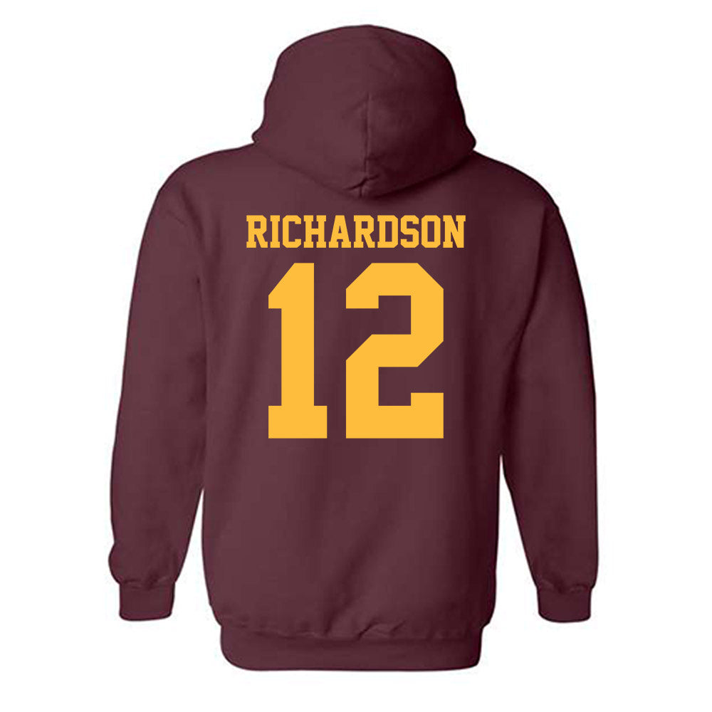 Minnesota - NCAA Softball : Macy Richardson - Classic Shersey Hooded Sweatshirt-1