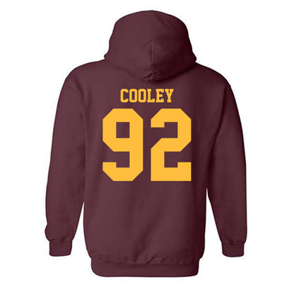 Minnesota - NCAA Men's Ice Hockey : Logan Cooley - Classic Shersey Hooded Sweatshirt