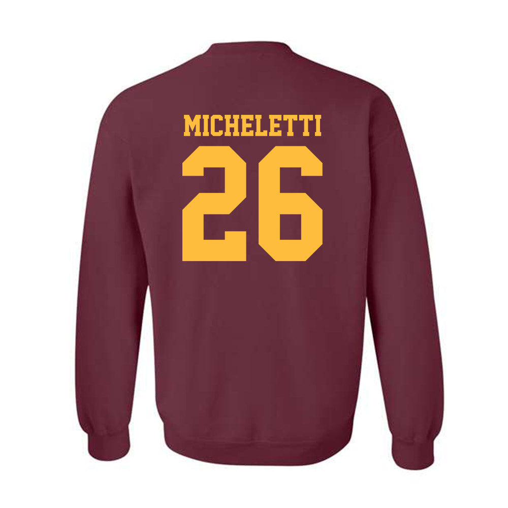 Minnesota - NCAA Men's Ice Hockey : Pat Micheletti - Classic Shersey Crewneck Sweatshirt