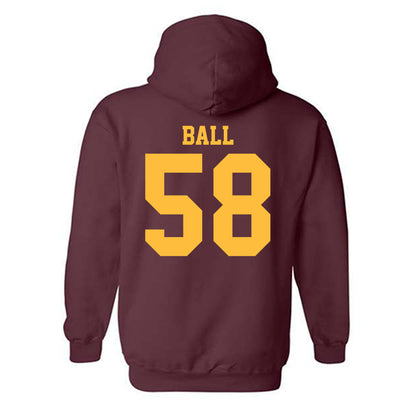 Minnesota - NCAA Football : Jaden Ball - Classic Shersey Hooded Sweatshirt-1