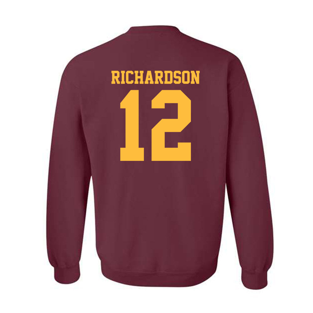 Minnesota - NCAA Softball : Macy Richardson - Classic Shersey Crewneck Sweatshirt-1