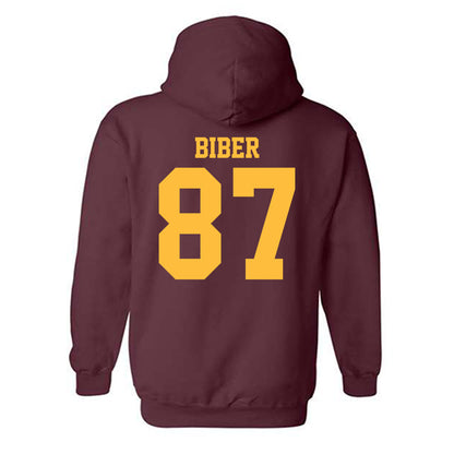 Minnesota - NCAA Football : Drew Biber - Classic Shersey Hooded Sweatshirt-1