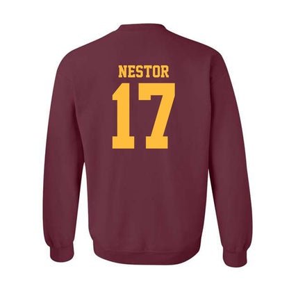 Minnesota - NCAA Football : John Nestor - Classic Shersey Crewneck Sweatshirt-1