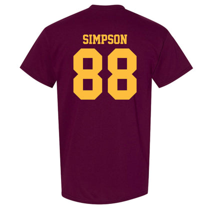 Minnesota - NCAA Football : Jacob Simpson - Classic Shersey T-Shirt-1
