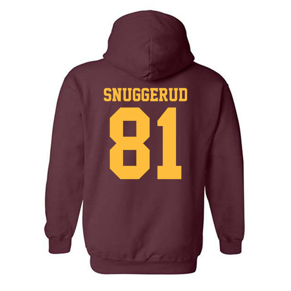 Minnesota - NCAA Men's Ice Hockey : Jimmy Snuggerud - Classic Shersey Hooded Sweatshirt