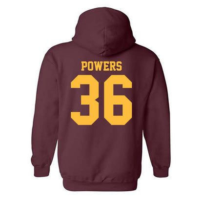 Minnesota - NCAA Football : Jackson Powers - Classic Shersey Hooded Sweatshirt