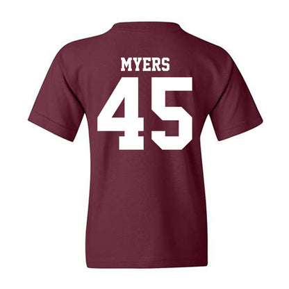 Mississippi State - NCAA Football : Ethan Myers - Classic Shersey Youth T-Shirt-1