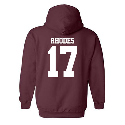 Mississippi State - NCAA Baseball : Parker Rhodes - Classic Shersey Hooded Sweatshirt-1