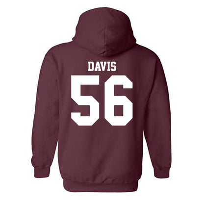 Mississippi State - NCAA Football : Wesley Davis - Classic Shersey Hooded Sweatshirt-1