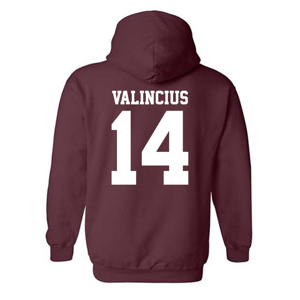 Mississippi State - NCAA Baseball : Vytas Valincius - Classic Shersey Hooded Sweatshirt-1