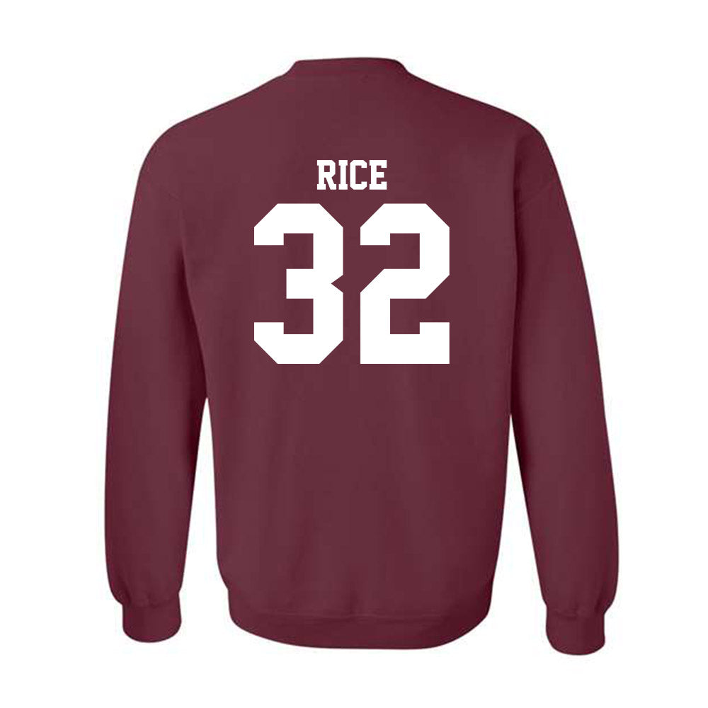 Mississippi State - NCAA Football : AJ Rice - Classic Shersey Crewneck Sweatshirt-1