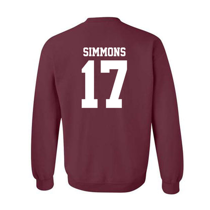 Mississippi State - NCAA Baseball : Stone Simmons - Classic Shersey Crewneck Sweatshirt-1