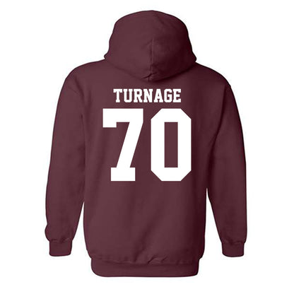 Mississippi State - NCAA Football : Breyden Turnage - Classic Shersey Hooded Sweatshirt-1