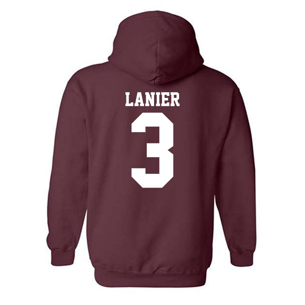 Mississippi State - NCAA Football : Brylo Lanier - Classic Shersey Hooded Sweatshirt-1