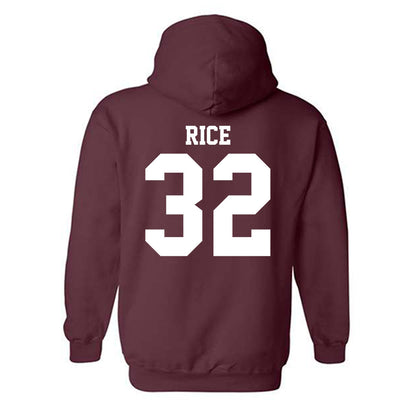 Mississippi State - NCAA Football : AJ Rice - Classic Shersey Hooded Sweatshirt-1