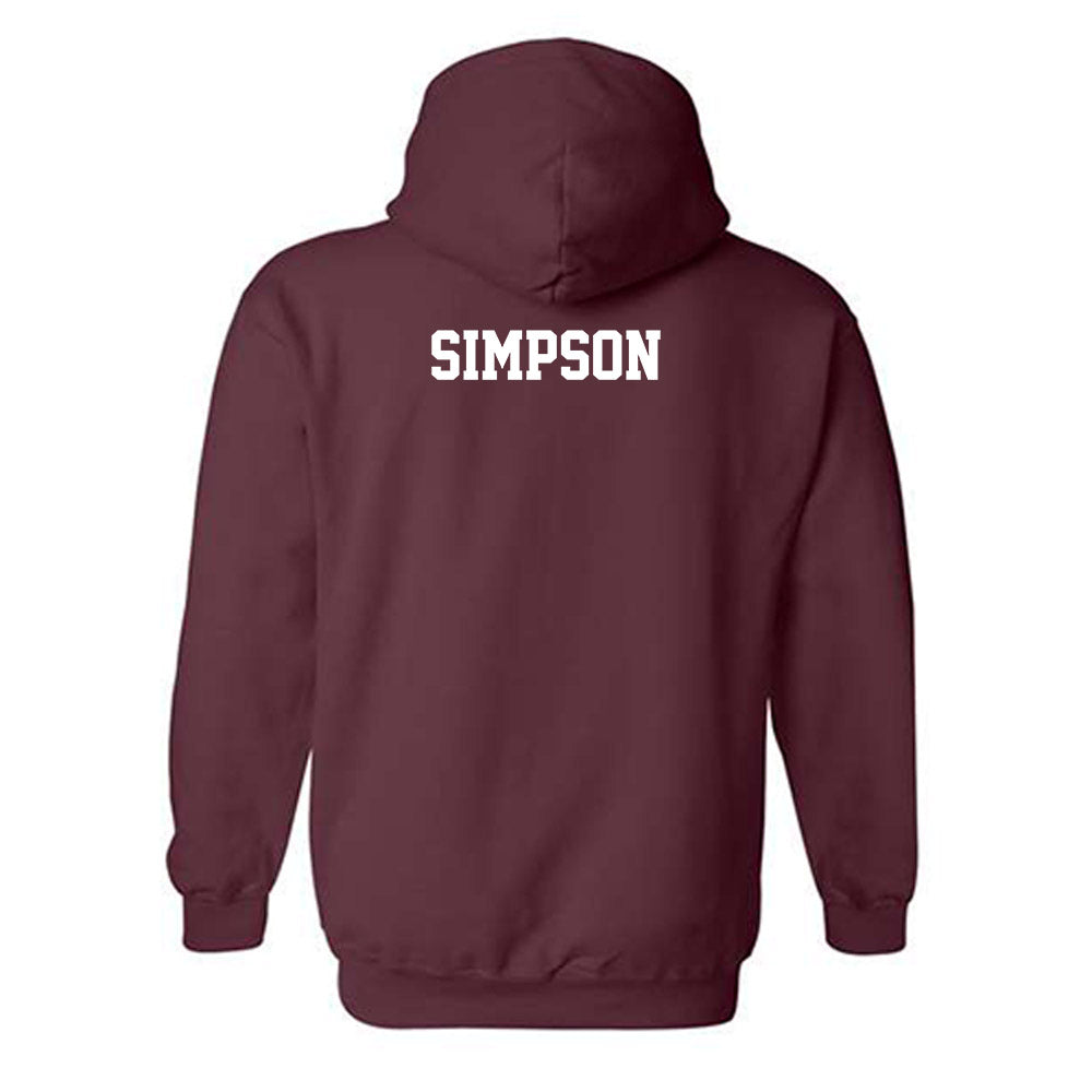 Mississippi State - NCAA Women's Track & Field : De'kayla Simpson - Classic Shersey Hooded Sweatshirt-1