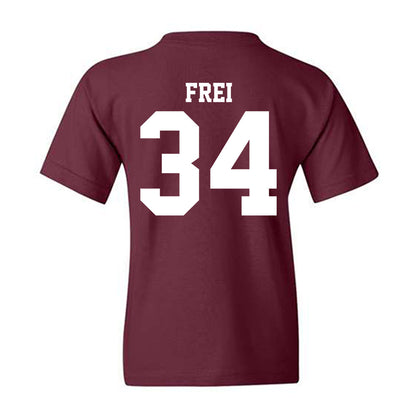 Mississippi State - NCAA Baseball : Gehrig Frei - Classic Shersey Youth T-Shirt-1
