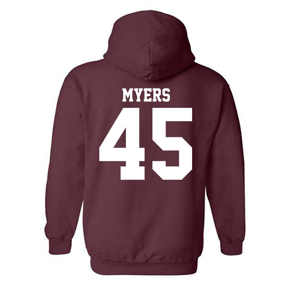 Mississippi State - NCAA Football : Ethan Myers - Classic Shersey Hooded Sweatshirt-1