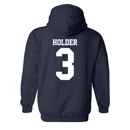 Nevada - NCAA Baseball : Taylor Holder - Classic Shersey Hooded Sweatshirt-1
