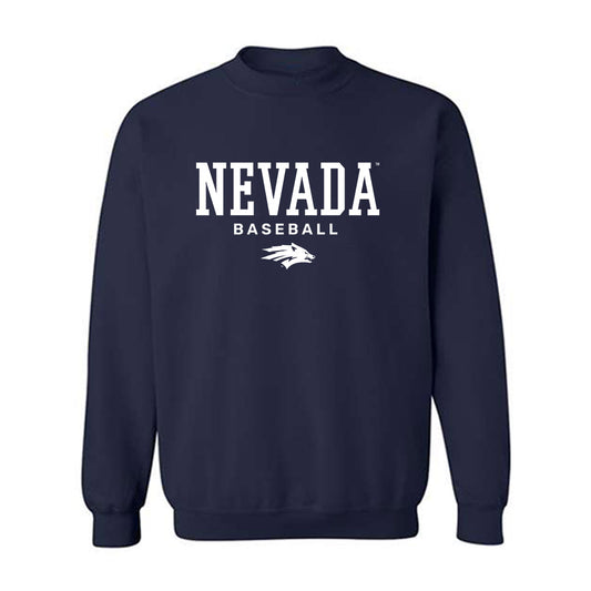 Nevada - NCAA Baseball : nate Snakenborg - Classic Shersey Crewneck Sweatshirt-0