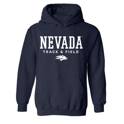 Nevada - NCAA Men's Track & Field : Hazel Gaspaire - Classic Shersey Hooded Sweatshirt-0