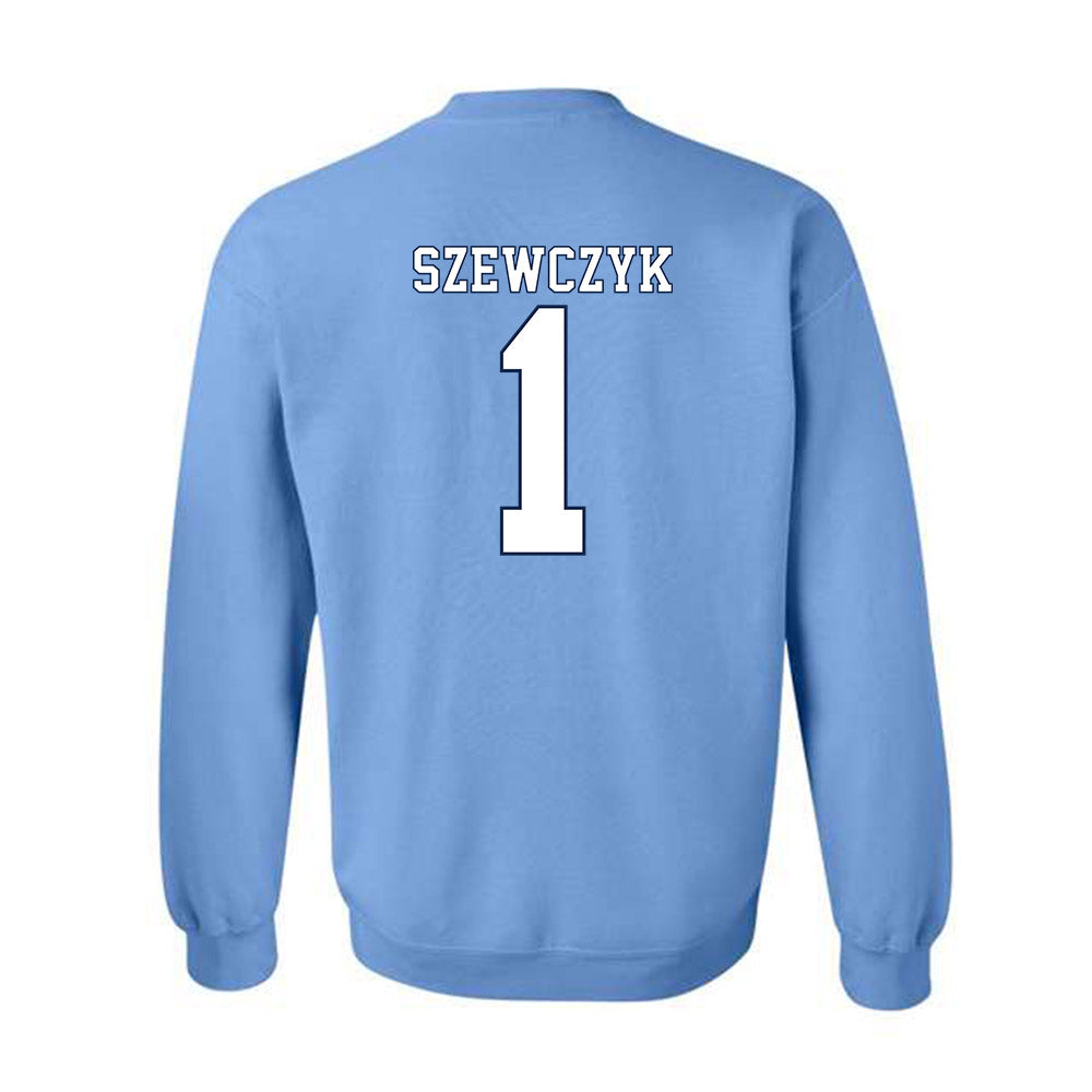 UNC - NCAA Men's Lacrosse : Mason Szewczyk - Classic Shersey Crewneck Sweatshirt-1
