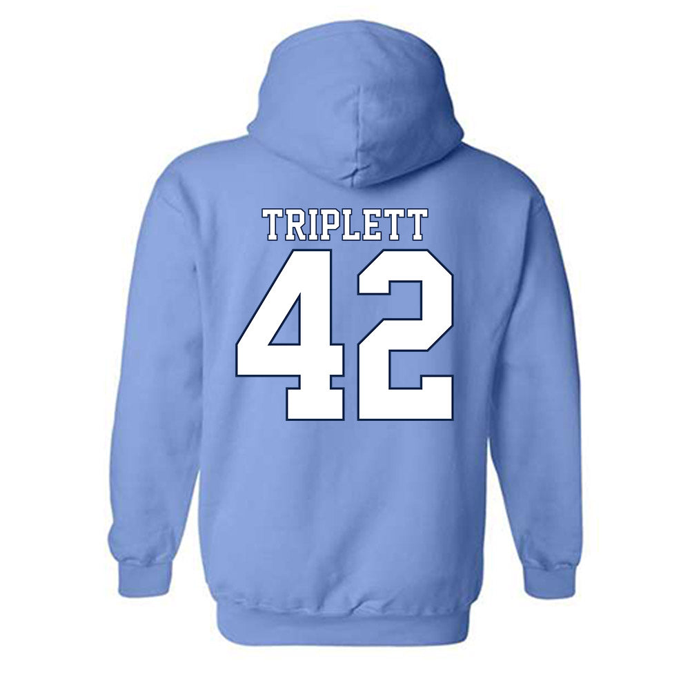 UNC - NCAA Football : Spencer Triplett - Classic Shersey Hooded Sweatshirt-1