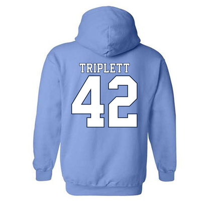 UNC - NCAA Football : Spencer Triplett - Classic Shersey Hooded Sweatshirt-1