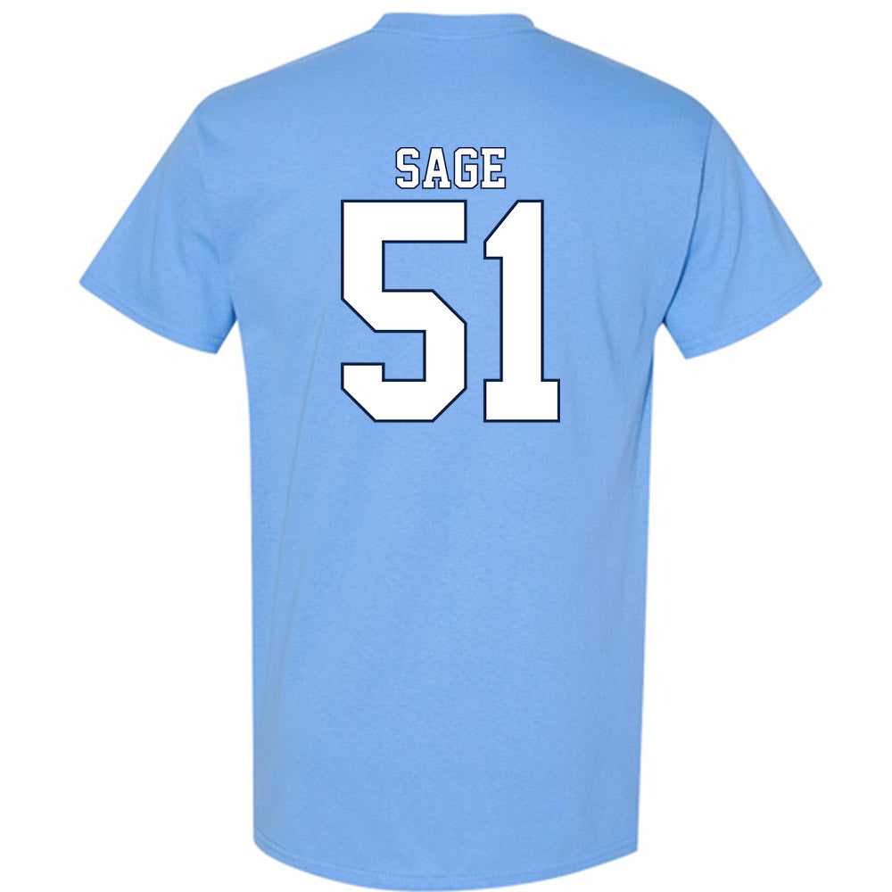 UNC - NCAA Men's Lacrosse : Nathan Sage - Classic Shersey T-Shirt-1