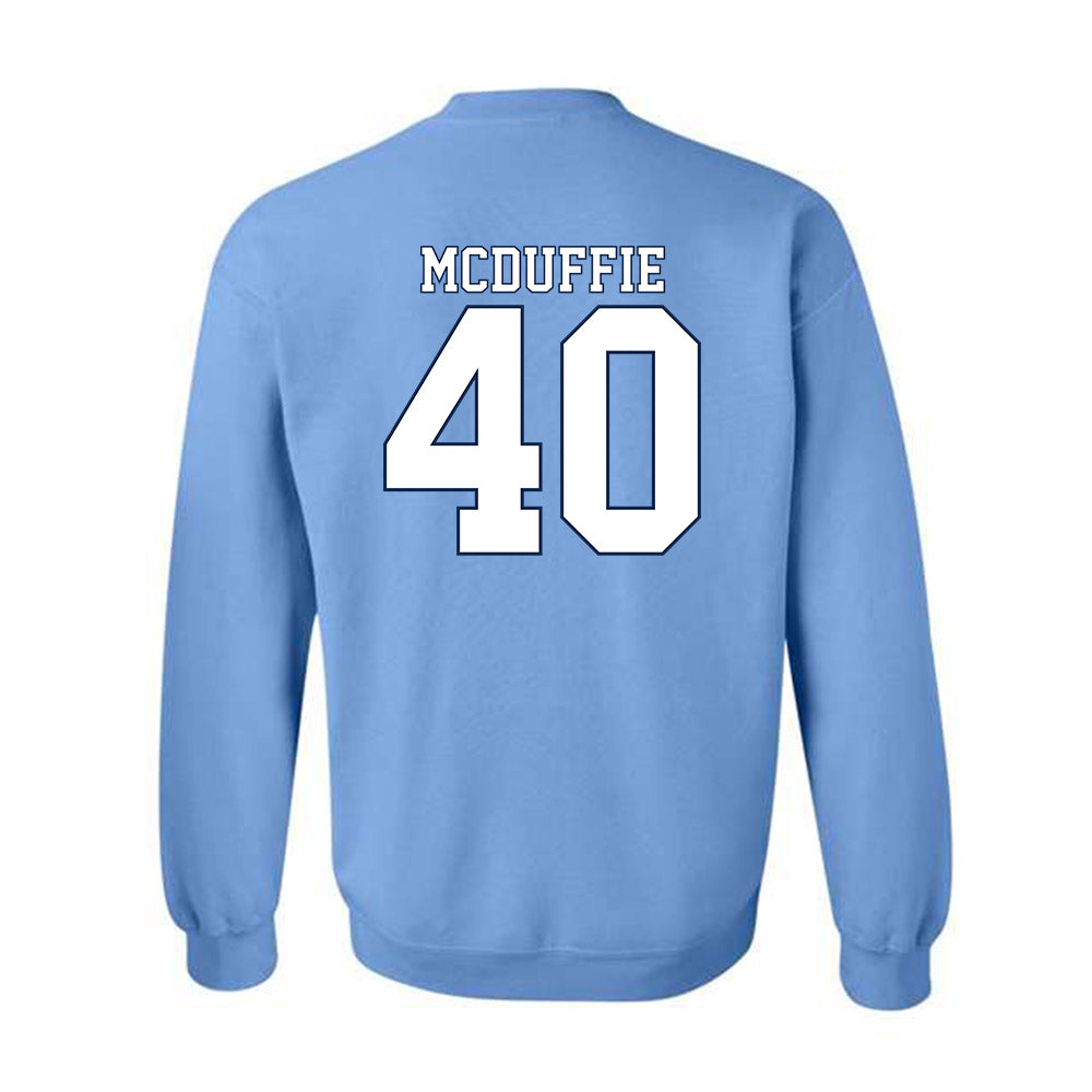 UNC - NCAA Baseball : Walker McDuffie - Classic Shersey Crewneck Sweatshirt-1