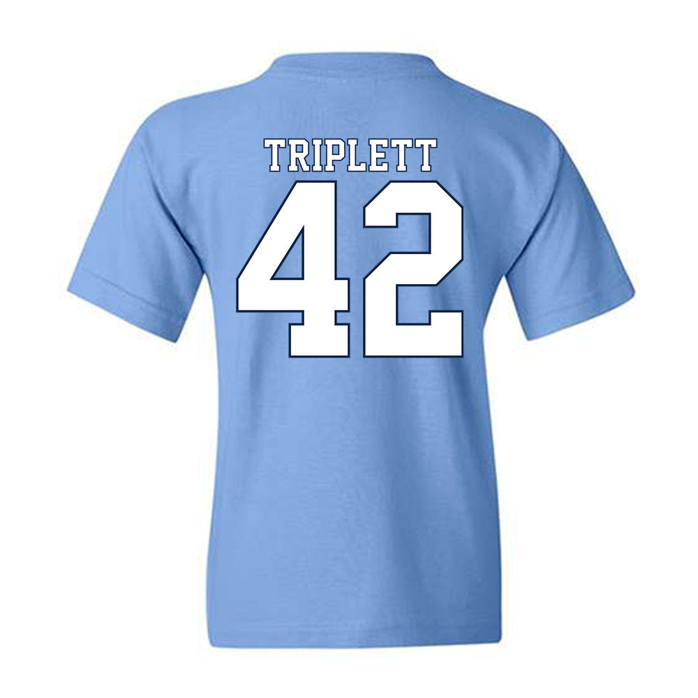 UNC - NCAA Football : Spencer Triplett - Classic Shersey Youth T-Shirt-1