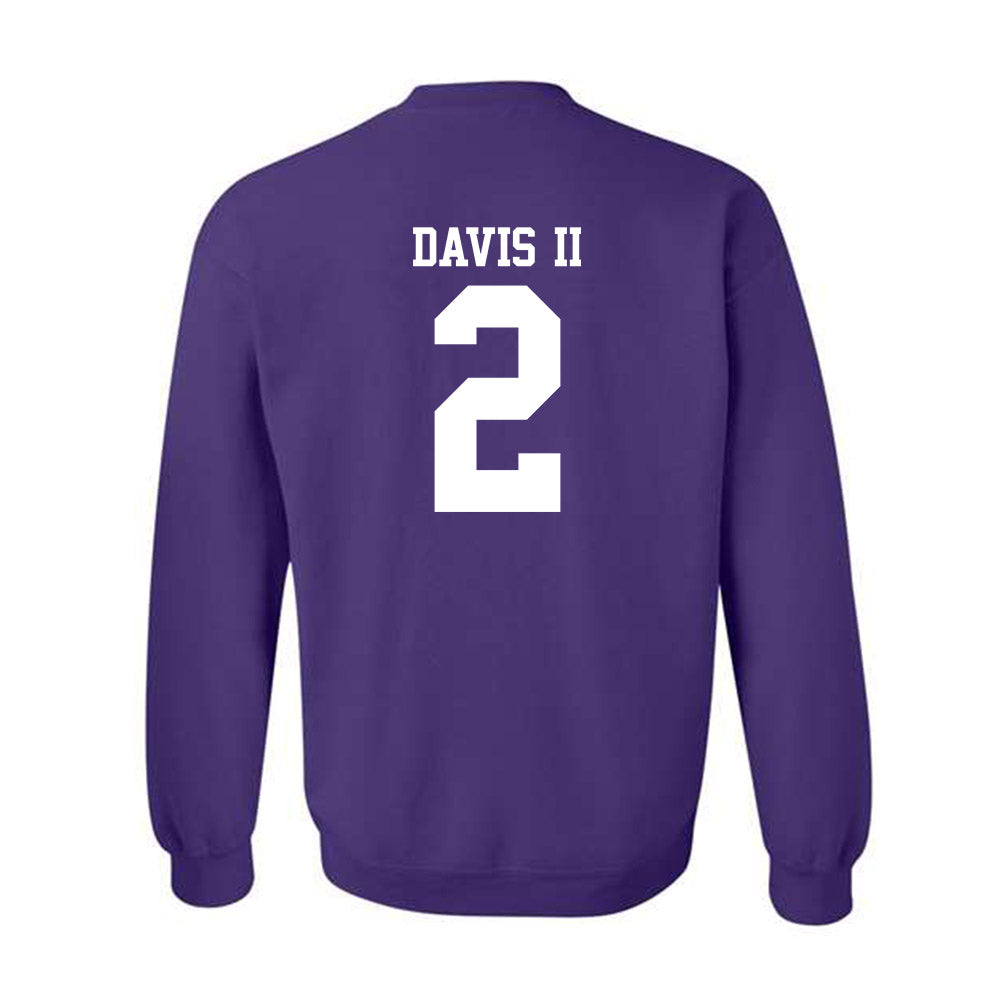 Northwestern - NCAA Football : Fred Davis II - Classic Shersey Crewneck Sweatshirt-1
