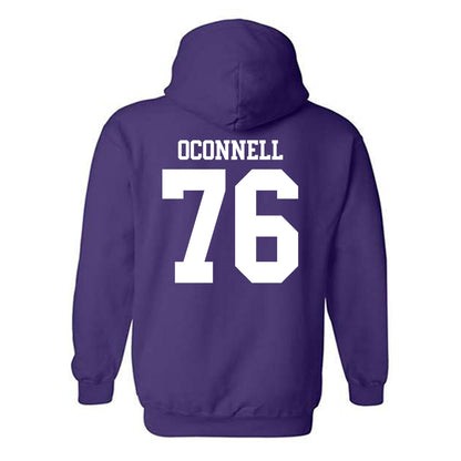 Northwestern - NCAA Football : Michael OConnell - Classic Shersey Hooded Sweatshirt-1