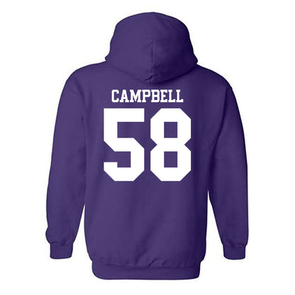 Northwestern - NCAA Football : Nathaniel Campbell - Classic Shersey Hooded Sweatshirt-1