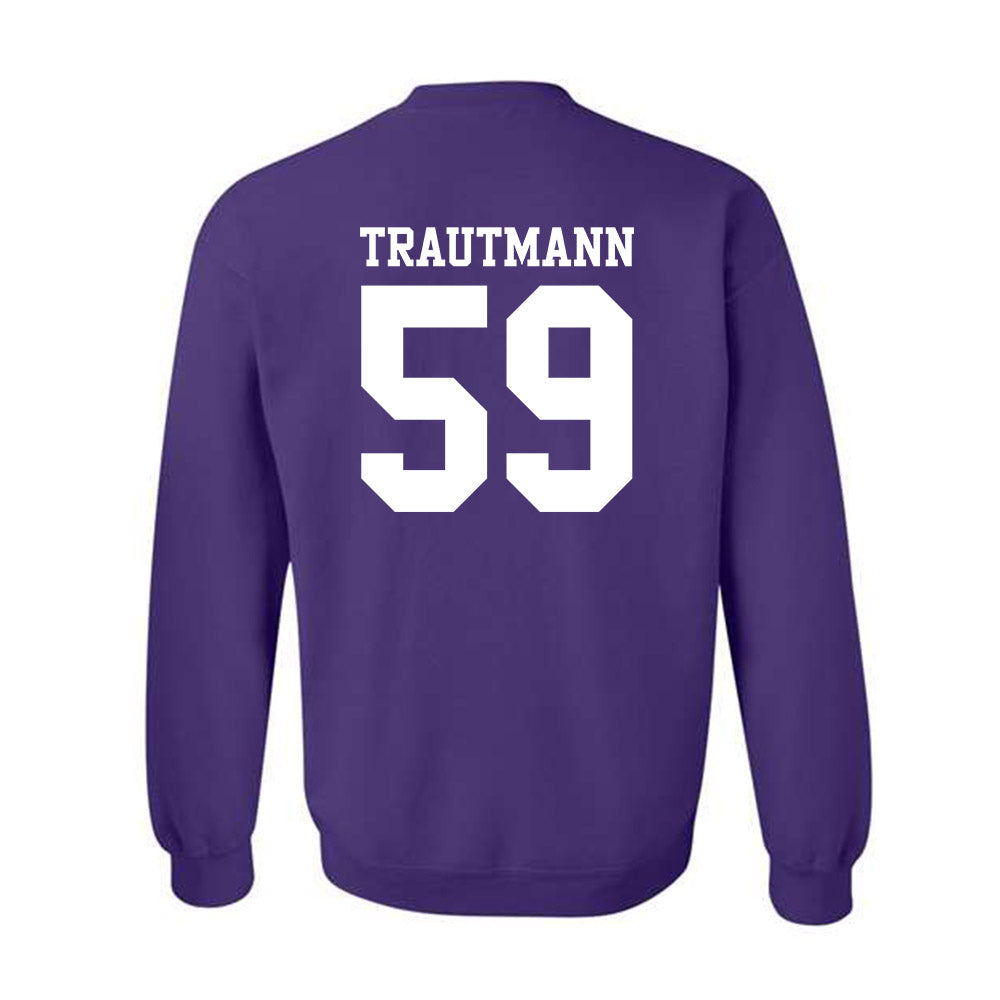 Northwestern - NCAA Football : Jack Trautmann - Classic Shersey Crewneck Sweatshirt