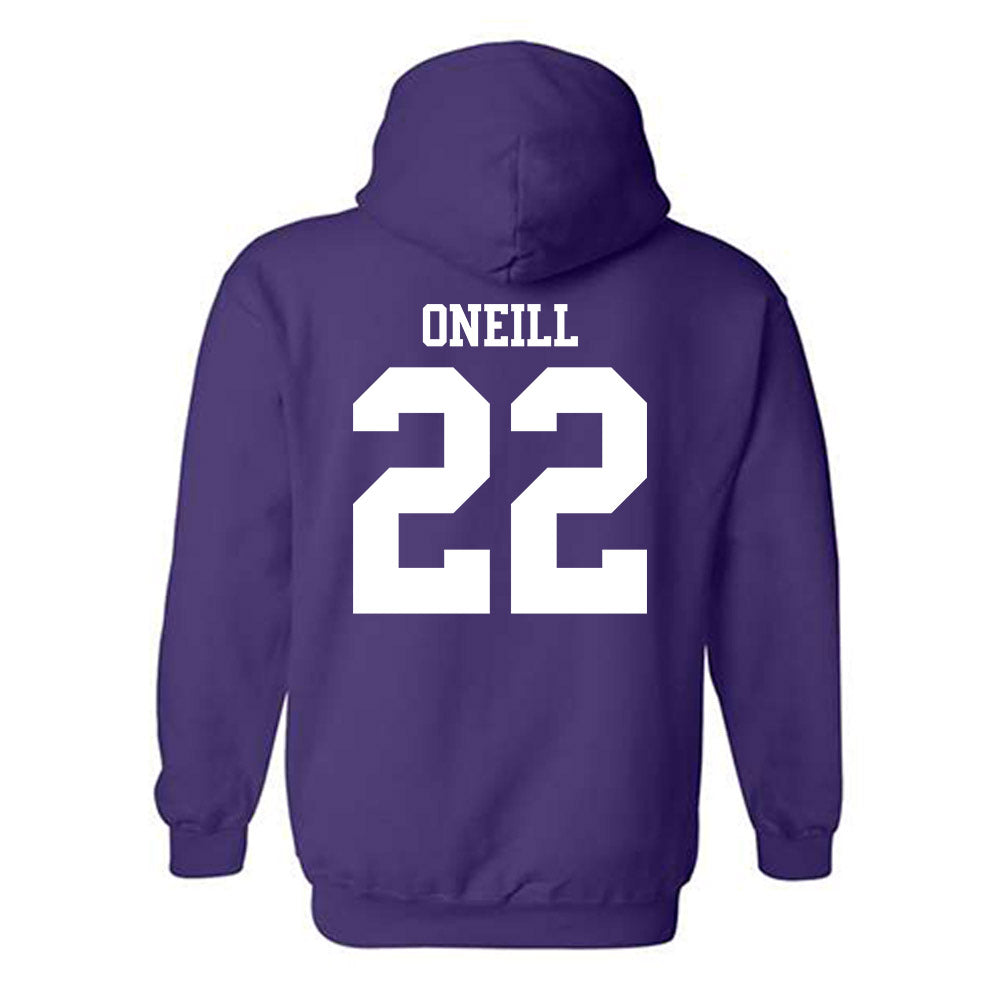 Northwestern - NCAA Men's Soccer : Aidan Oneill - Classic Shersey Hooded Sweatshirt-1