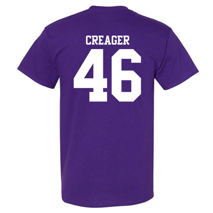 Northwestern - NCAA Football : Lincoln Creager - Classic Shersey T-Shirt-1