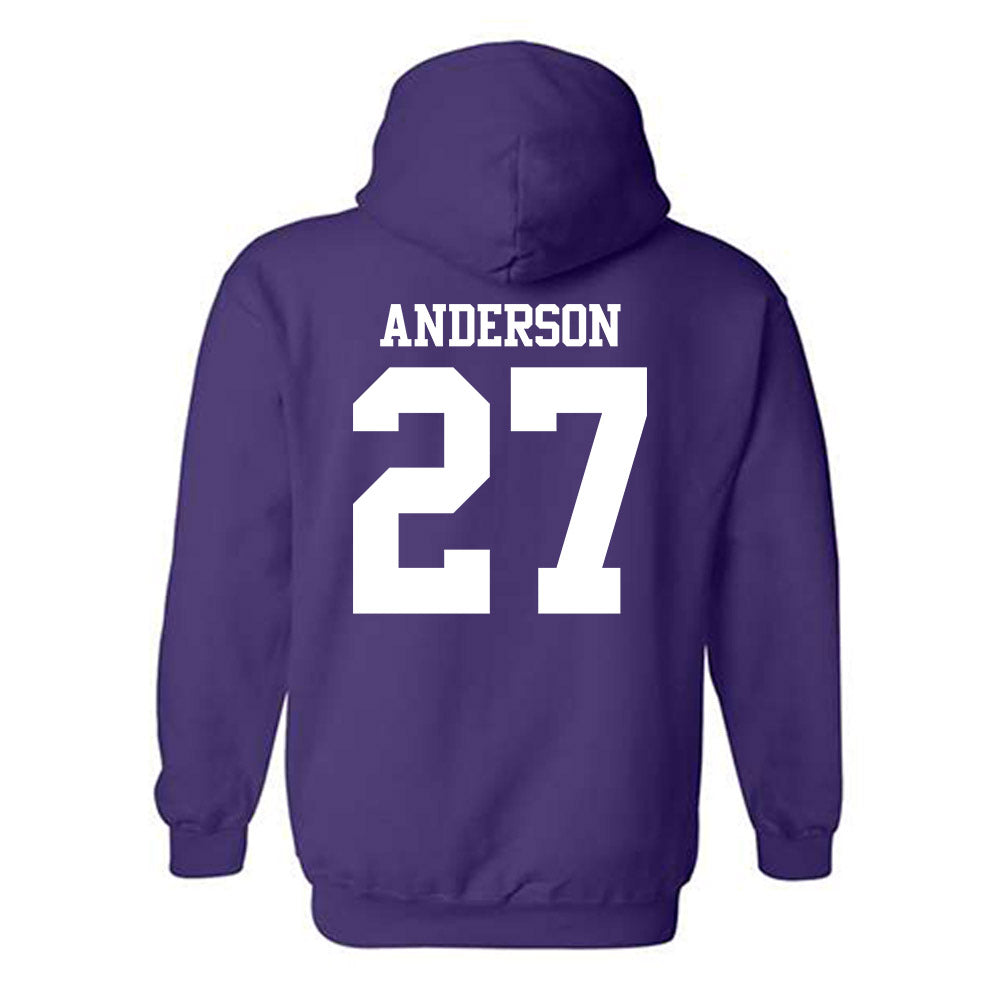 Northwestern - NCAA Football : Daniel Anderson - Classic Shersey Hooded Sweatshirt-1