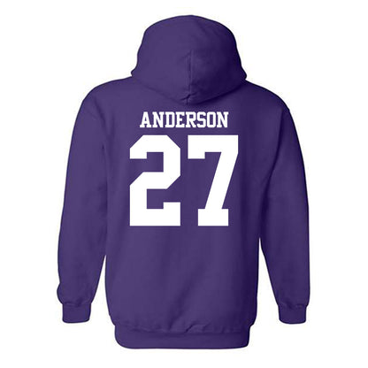 Northwestern - NCAA Football : Daniel Anderson - Classic Shersey Hooded Sweatshirt-1