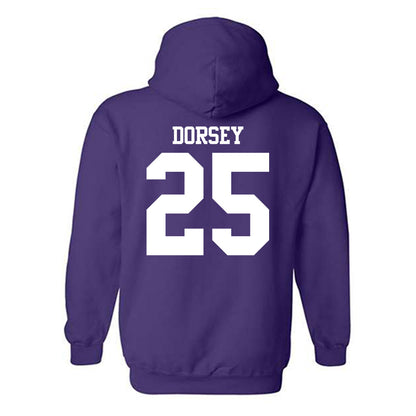 Northwestern - NCAA Football : Marquet Dorsey - Classic Shersey Hooded Sweatshirt-1