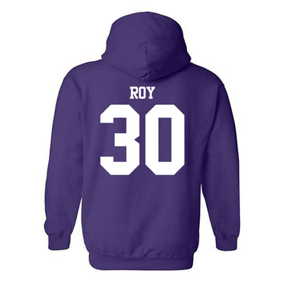 Northwestern - NCAA Women's Soccer : Caroline Roy - Classic Shersey Hooded Sweatshirt