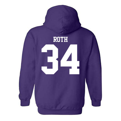 Northwestern - NCAA Football : Payton Roth - Classic Shersey Hooded Sweatshirt-1