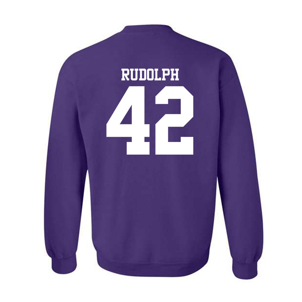 Northwestern - NCAA Women's Lacrosse : Hannah Rudolph - Classic Shersey Crewneck Sweatshirt-1