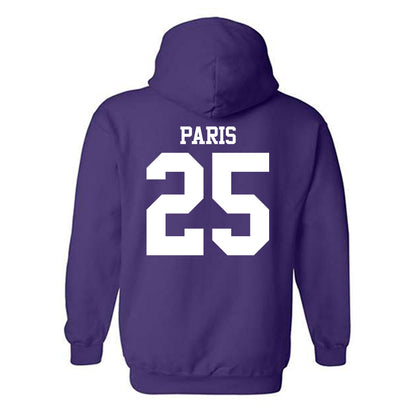 Northwestern - NCAA Women's Volleyball : Campbell Paris - Classic Shersey Hooded Sweatshirt-1