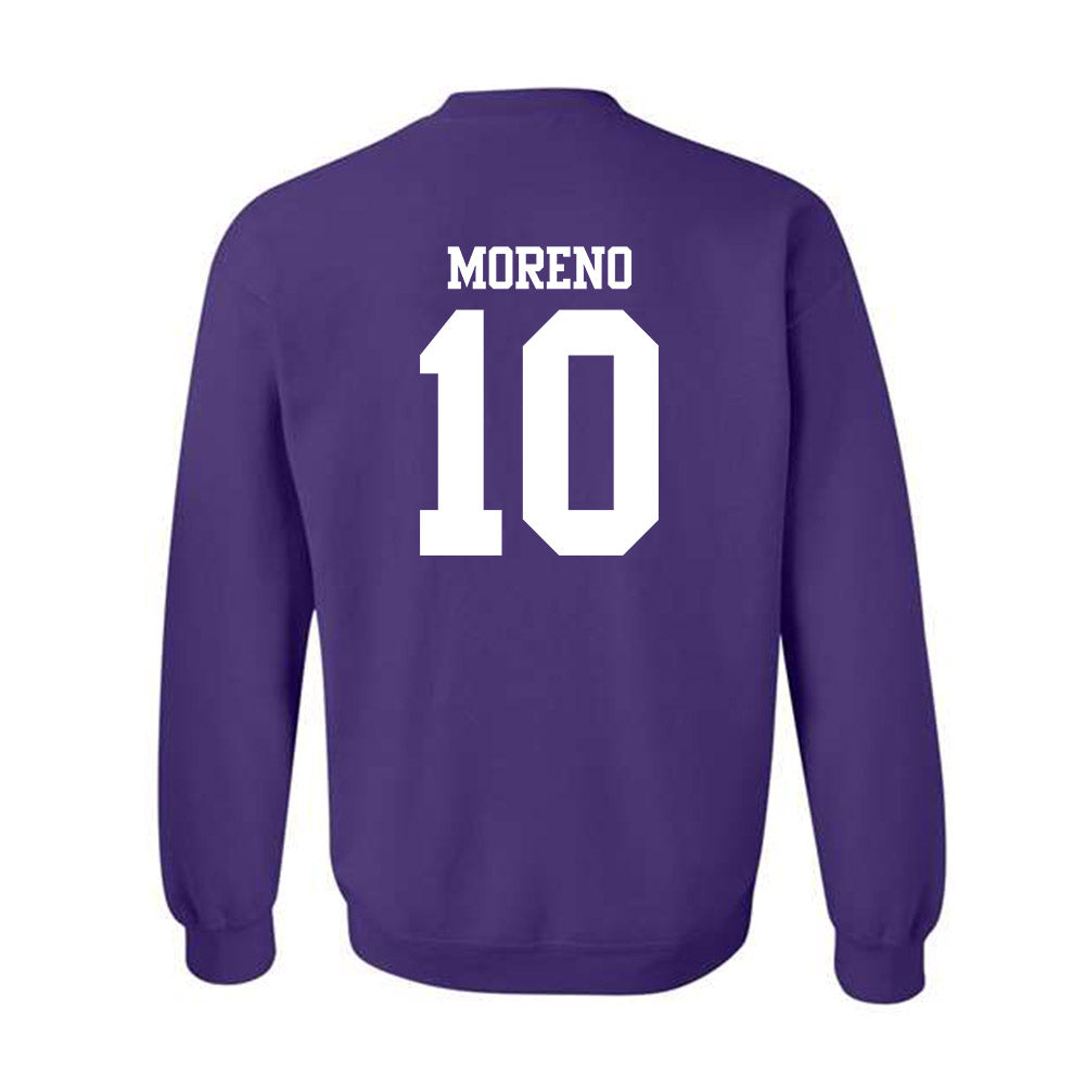 Northwestern - NCAA Women's Basketball : Sandra Moreno - Classic Shersey Crewneck Sweatshirt-1
