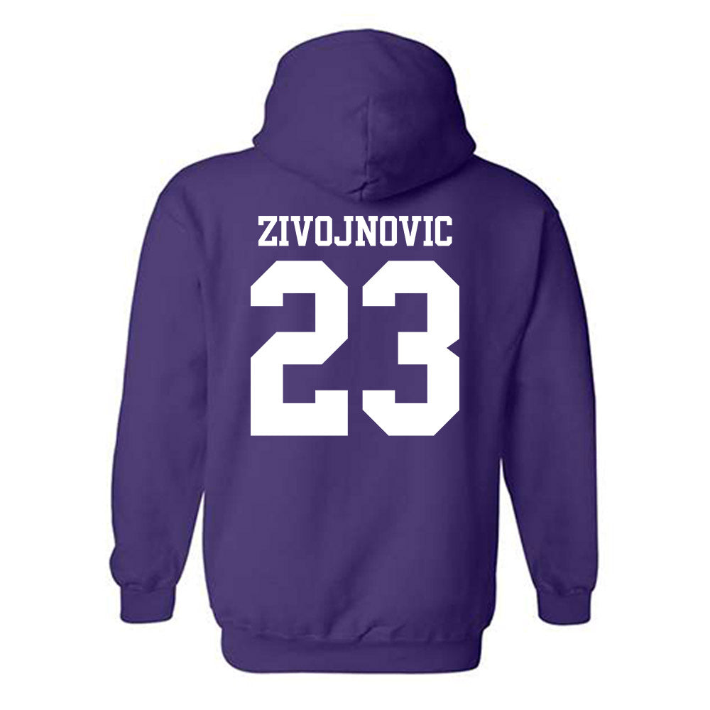 Northwestern - NCAA Women's Field Hockey : Maja Zivojnovic - Classic Shersey Hooded Sweatshirt-1