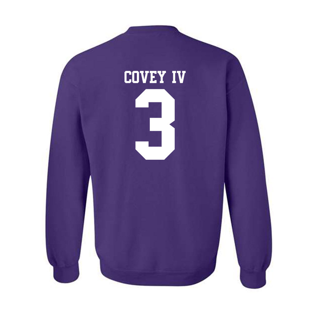 Northwestern - NCAA Football : Frank Covey IV - Classic Shersey Crewneck Sweatshirt-1