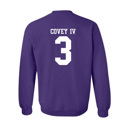 Northwestern - NCAA Football : Frank Covey IV - Classic Shersey Crewneck Sweatshirt-1